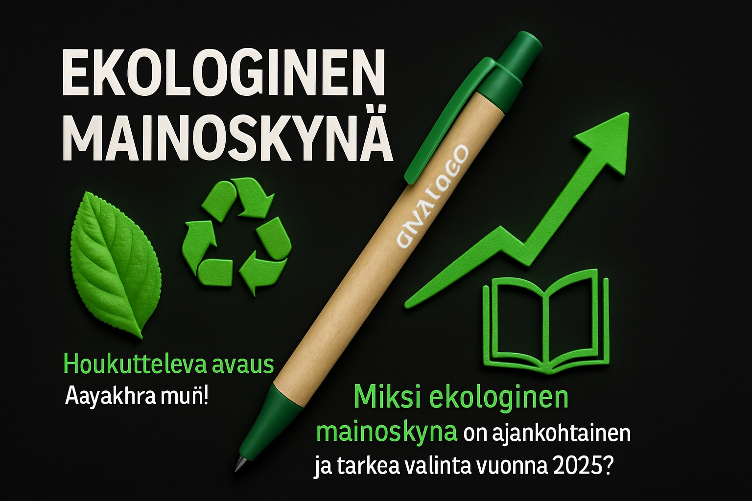 Ekologinen Mainoskynä Guide 2025: Vastuullinen Valinta