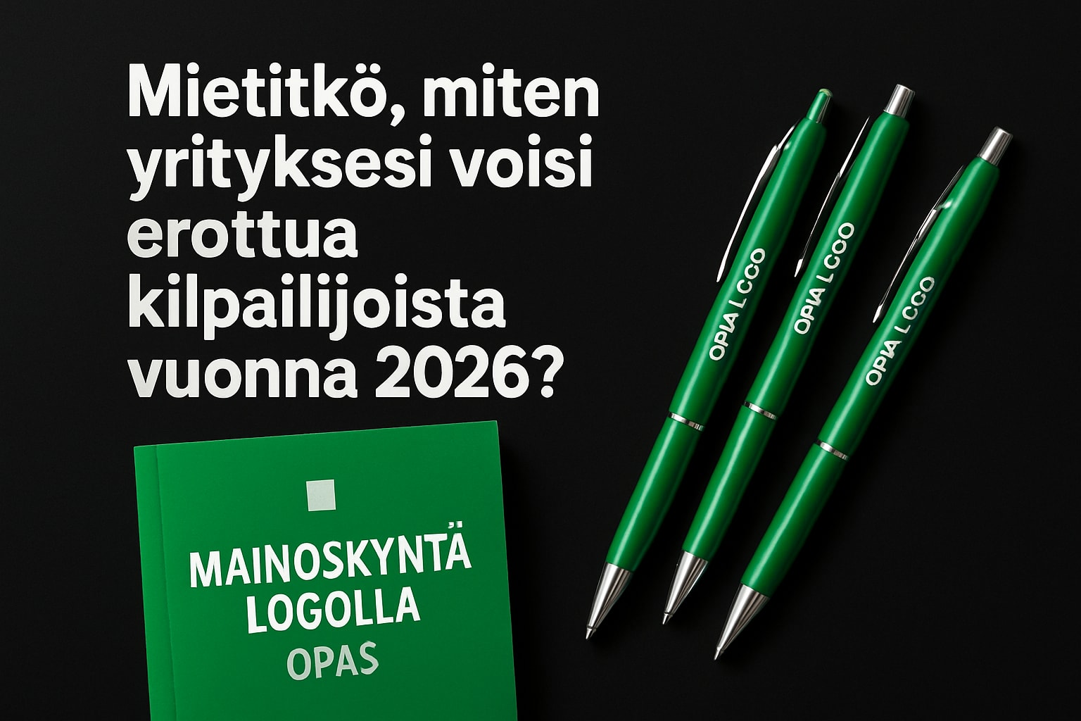 Mainoskynät Logolla: Opas Brändäykseen Vuonna 2026