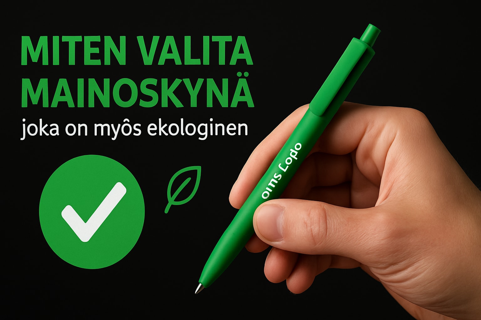 Miten Valita Mainoskynä Joka On Myös Ekologinen: Opas 2025