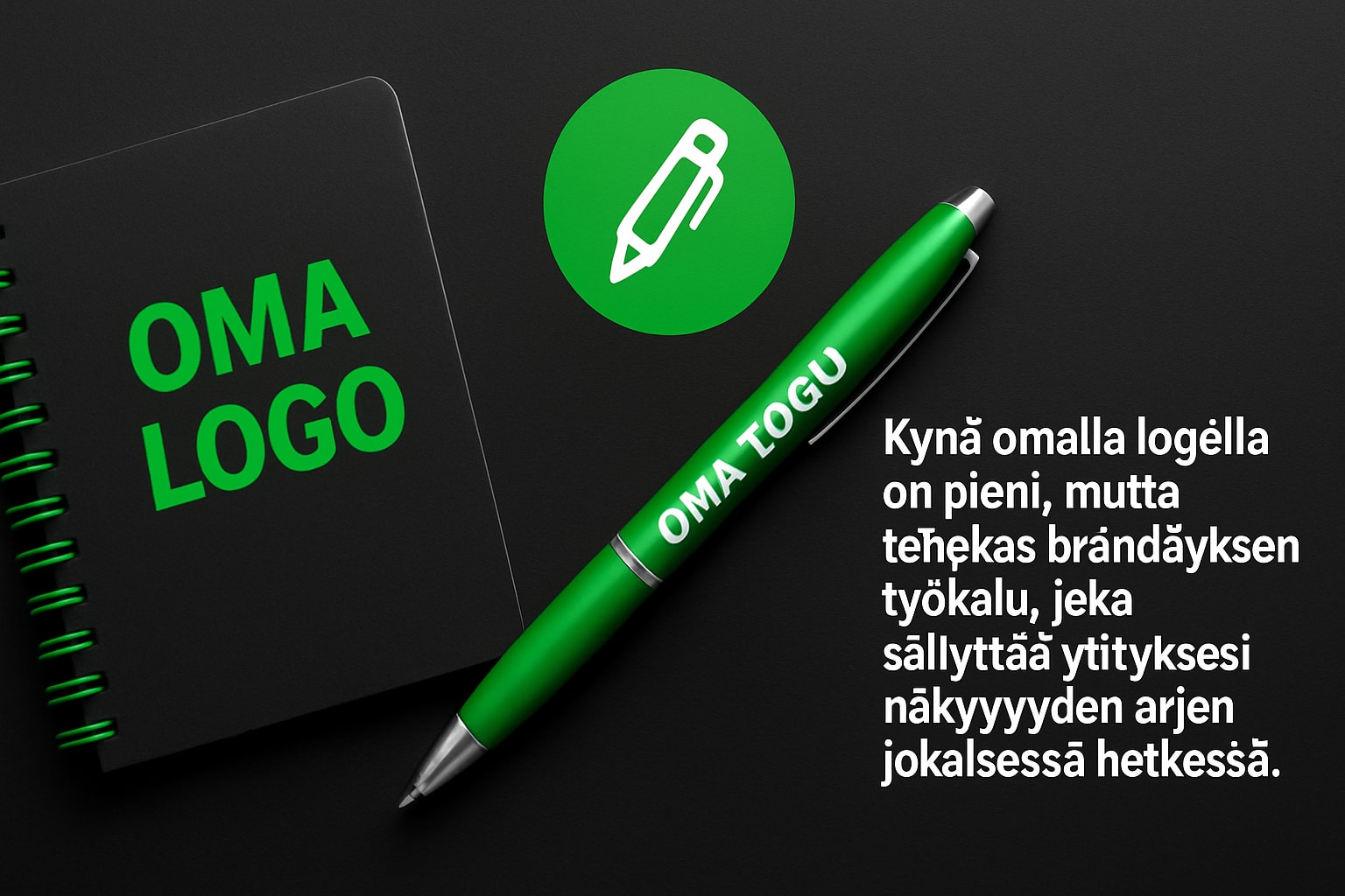 Kynä Omalla Logolla: Opas Yrityksen Brändäykseen 2026