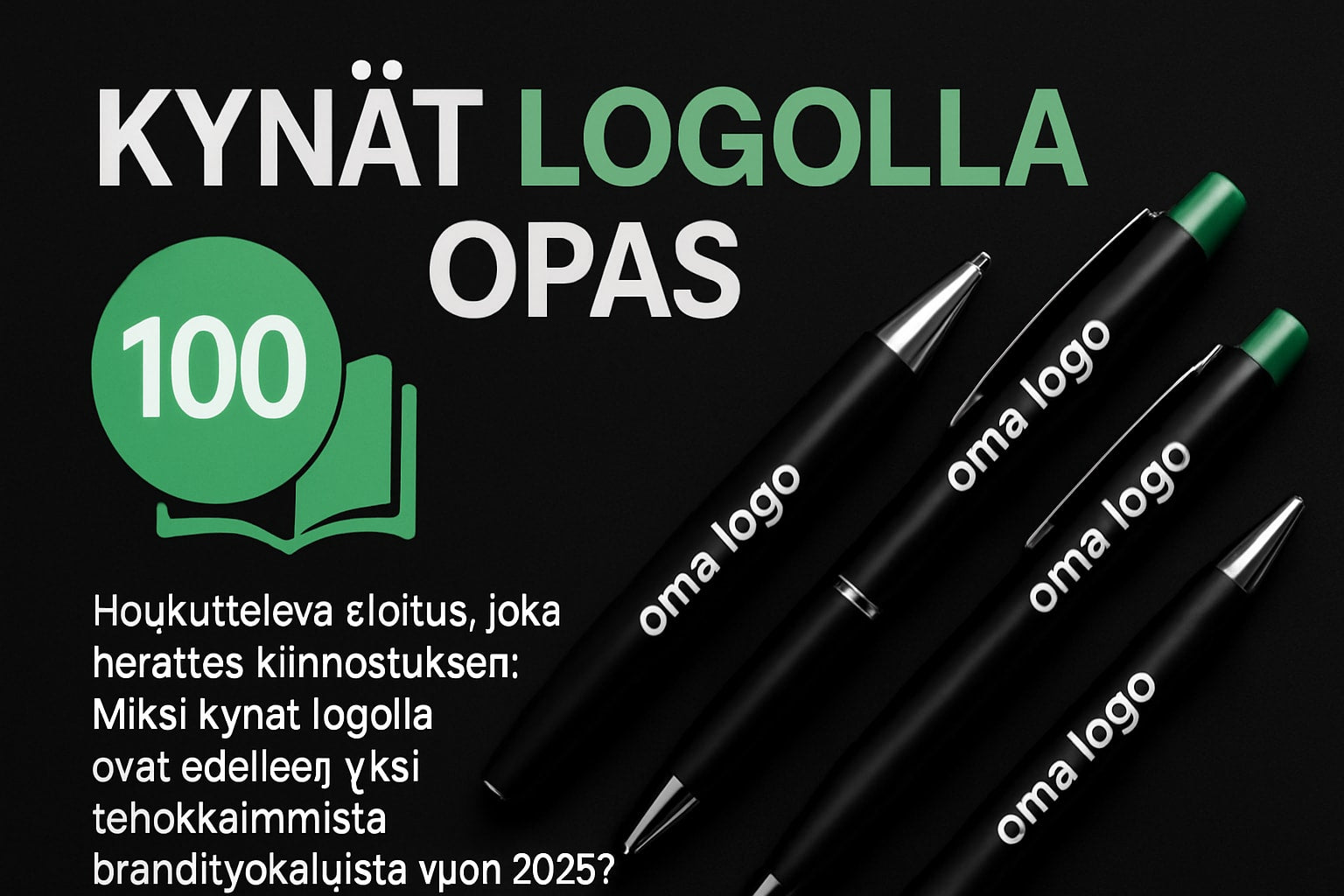 Kynät Logolla: Opas Yrityksesi Brändin Vahvistamiseen 2025