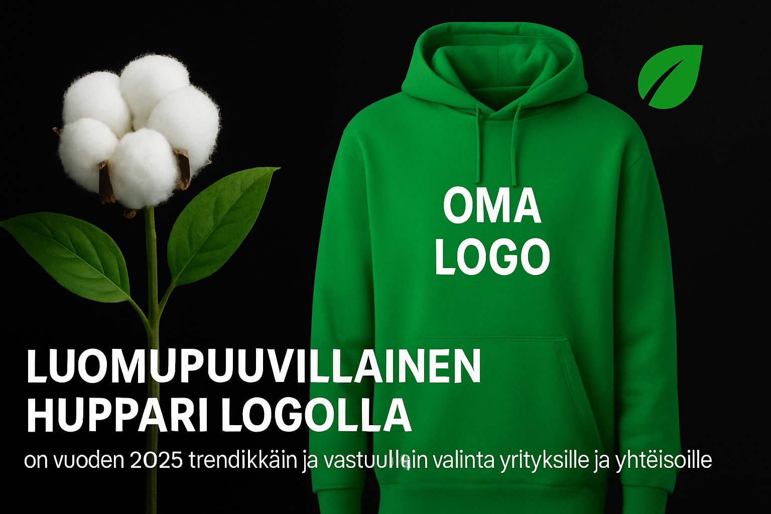 Luomupuuvillainen Huppari Logolla: Opas Vuodelle 2025