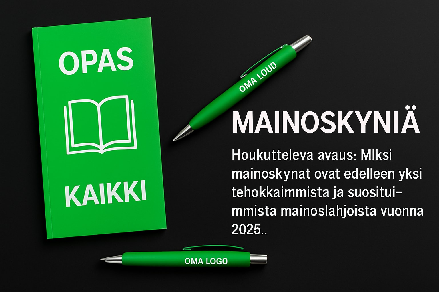 Mainoskyniä Opas: Kaikki Tarvitsemasi Tieto 2025