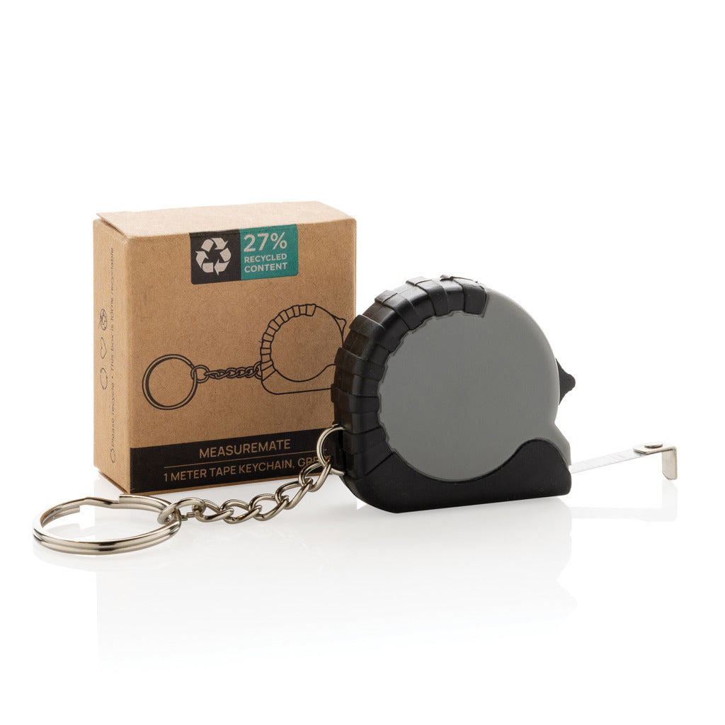 MeasureMate RCS kierrätetty ABS 1 m metrimitta avaimenperä-3