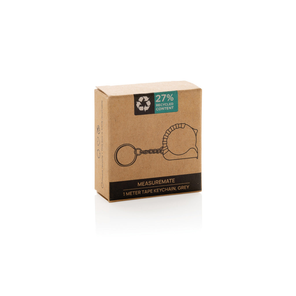 MeasureMate RCS kierrätetty ABS 1 m metrimitta avaimenperä-6