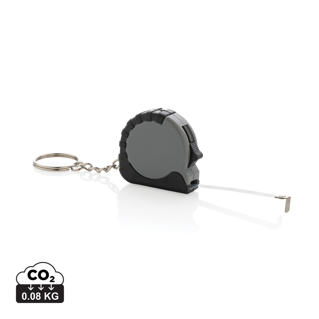 MeasureMate RCS kierrätetty ABS 1 m metrimitta avaimenperä-0