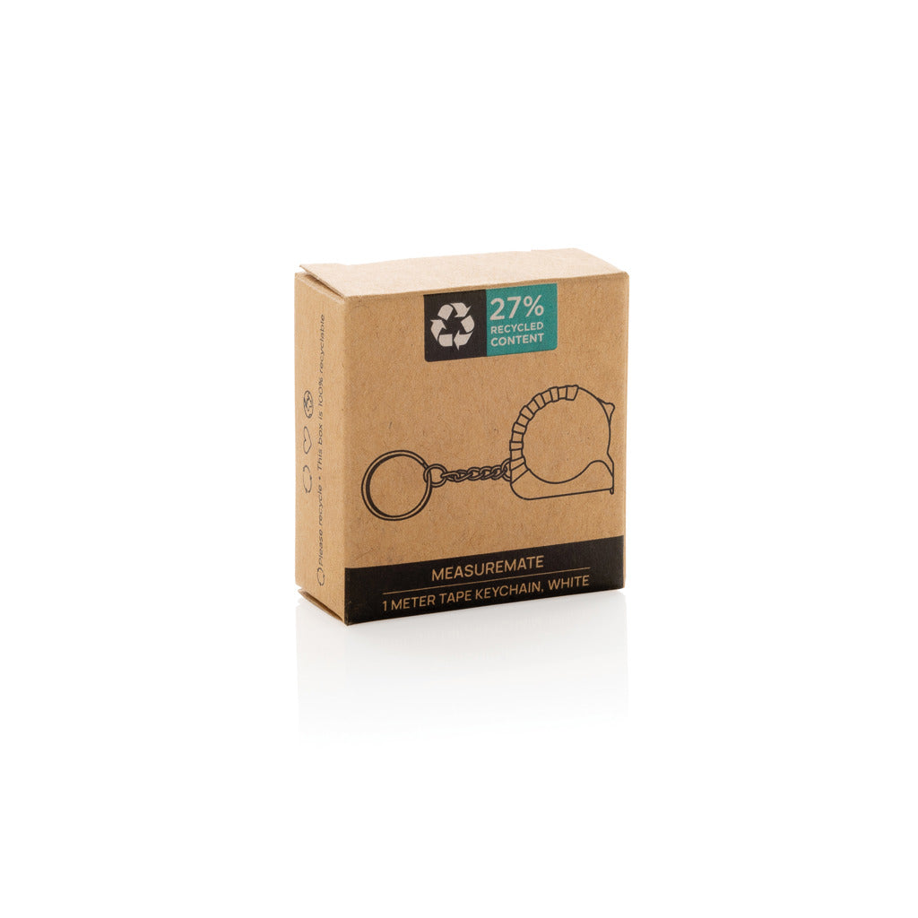MeasureMate RCS kierrätetty ABS 1 m metrimitta avaimenperä-15