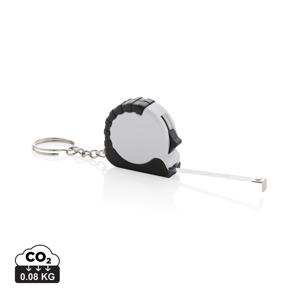 MeasureMate RCS kierrätetty ABS 1 m metrimitta avaimenperä-9