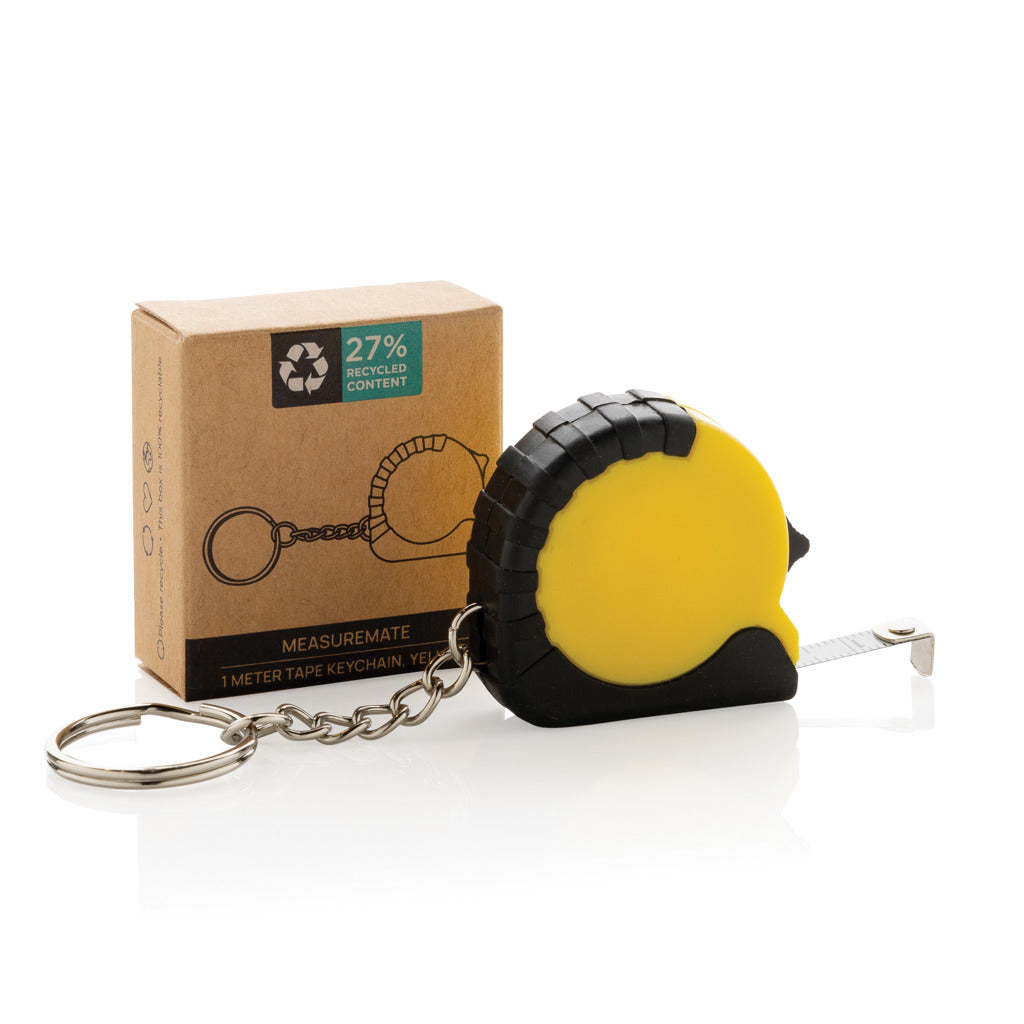 MeasureMate RCS kierrätetty ABS 1 m metrimitta avaimenperä-21