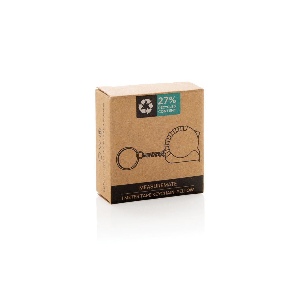 MeasureMate RCS kierrätetty ABS 1 m metrimitta avaimenperä-24