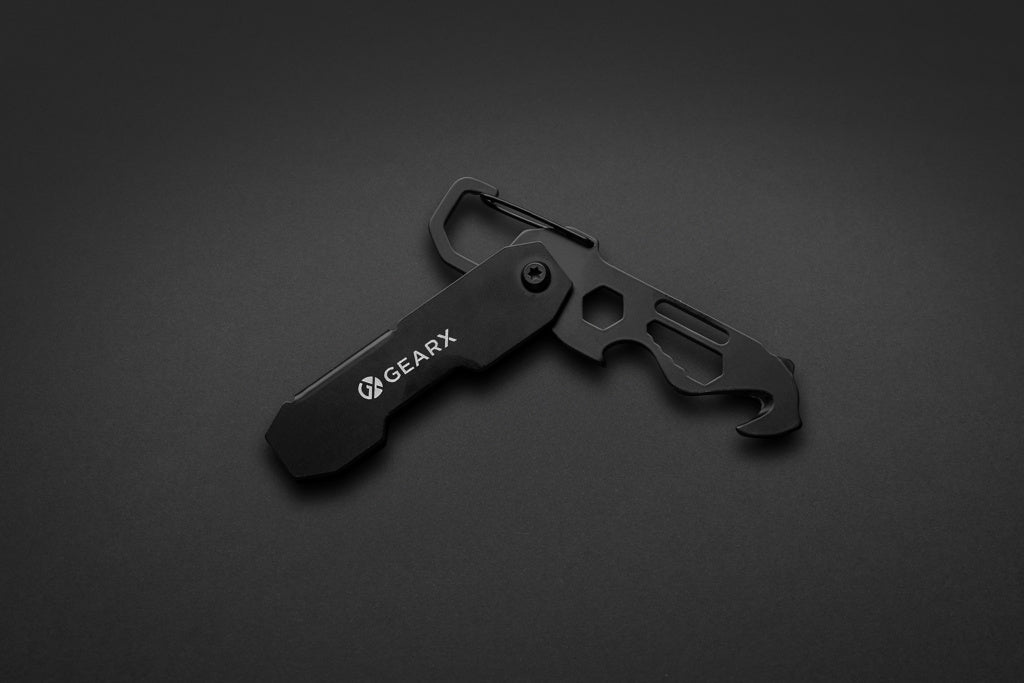 Gear X taitettava EDC-työkalu karabiinilla-6