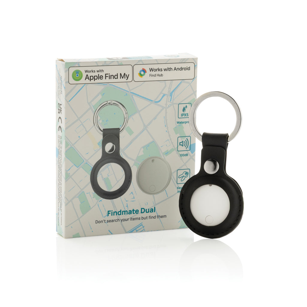 Findmate Dual RCS -esinepaikannin, kierrätysmuovia, IPX5-7