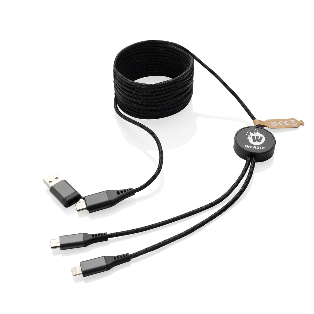 Terra RCS kierrätetty PET 3 metrin 4-in-1 kaapeli-4