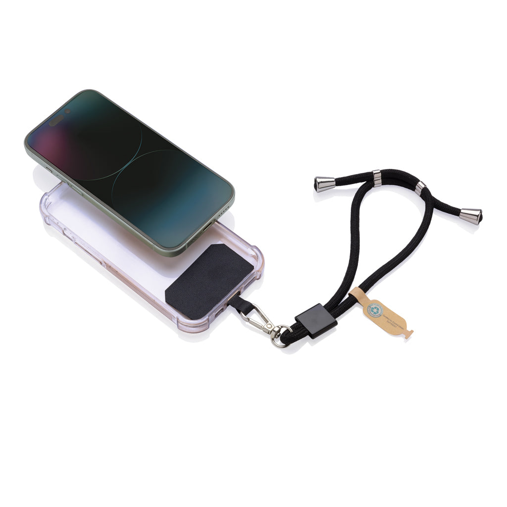 CarryLoop RCS -säädettävä puhelinrannehihna, kierrätetty PET-1
