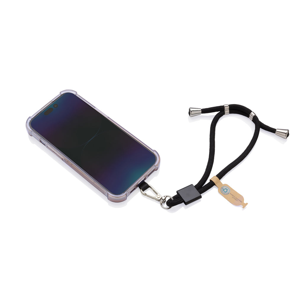 CarryLoop RCS -säädettävä puhelinrannehihna, kierrätetty PET-2