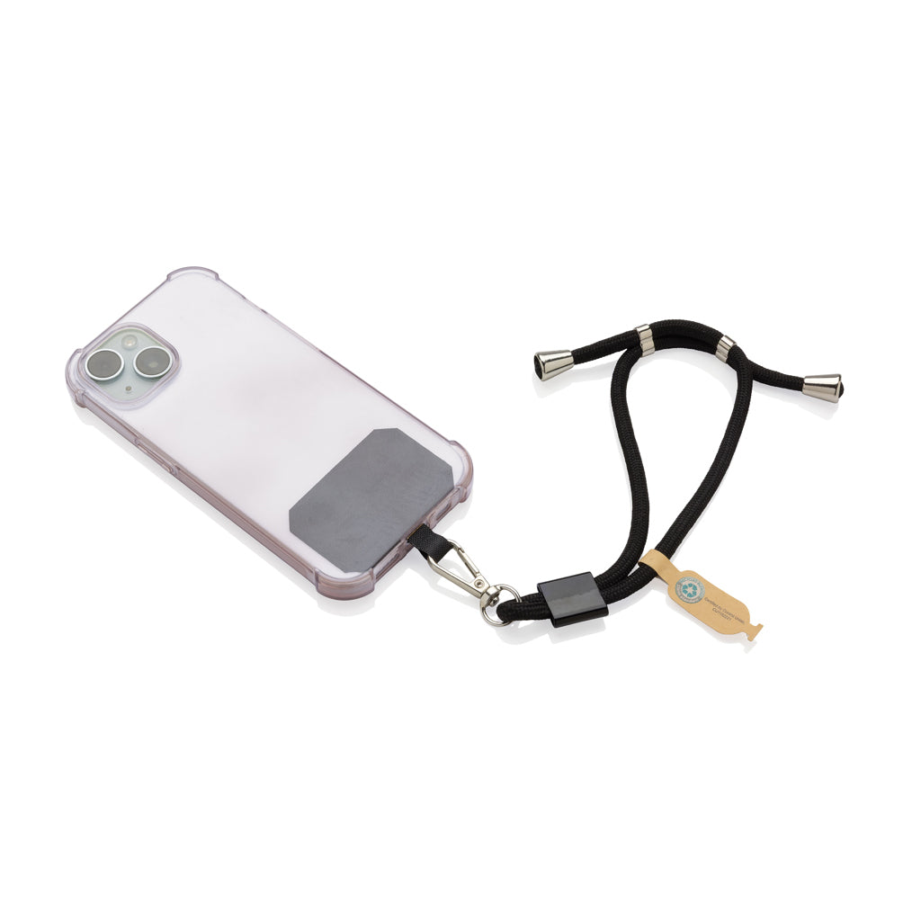 CarryLoop RCS -säädettävä puhelinrannehihna, kierrätetty PET-4