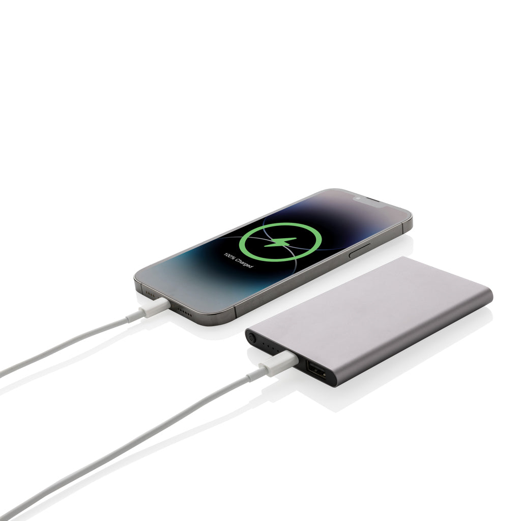 4000mAh virtapankki USB-C:llä RCS muovista/alumiinista-2
