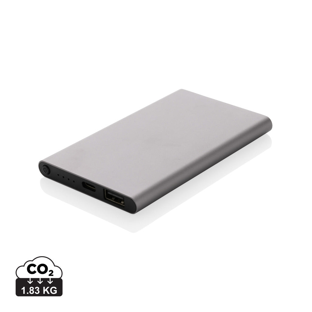 4000mAh virtapankki USB-C:llä RCS muovista/alumiinista-0