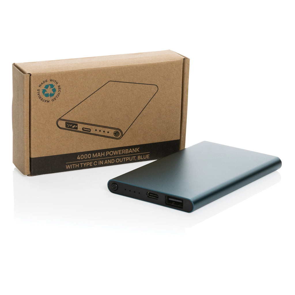 4000mAh virtapankki USB-C:llä RCS muovista/alumiinista-37
