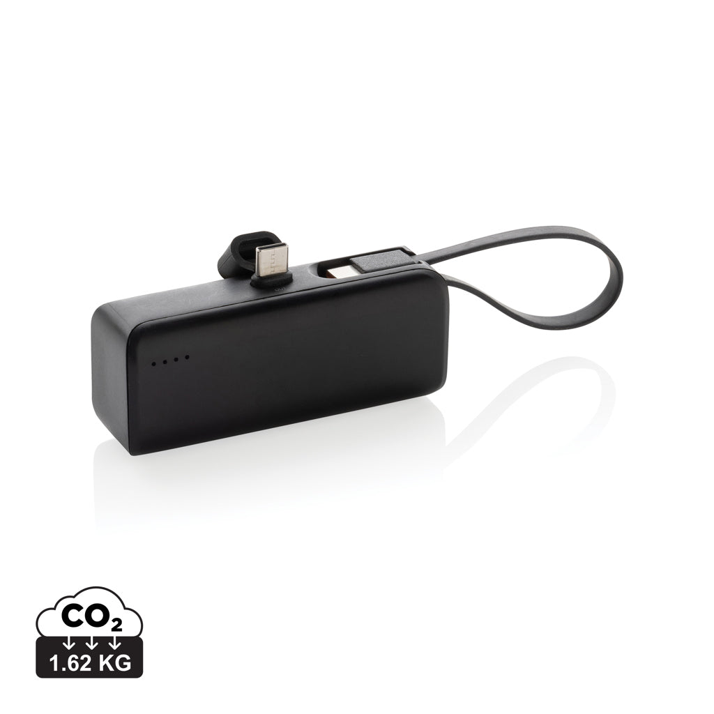 Powerlink RCS 3000mAh virtapankki USB-C:llä muovista-0