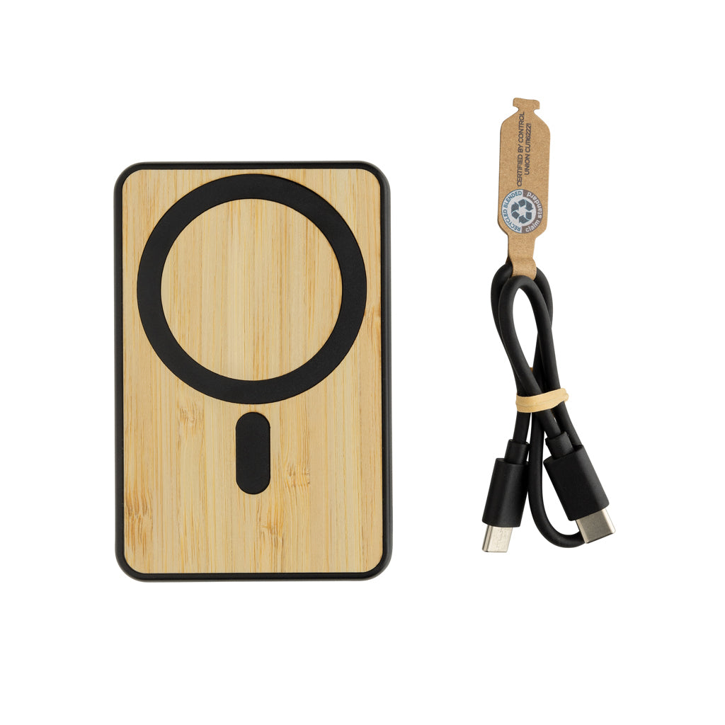 Zen RCS 5000 mah 5W magneettinen bambu virtalähde-1