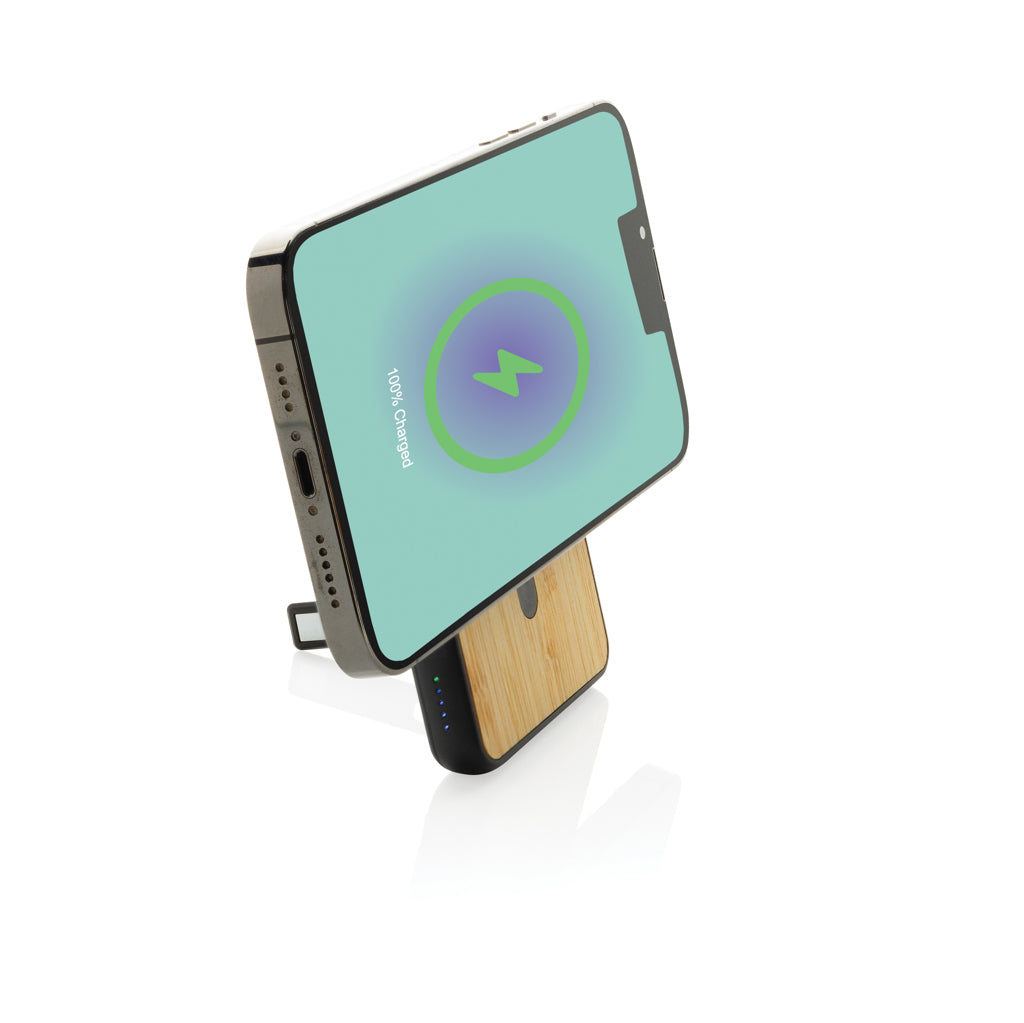 Zen RCS 5000 mah 5W magneettinen bambu virtalähde-4