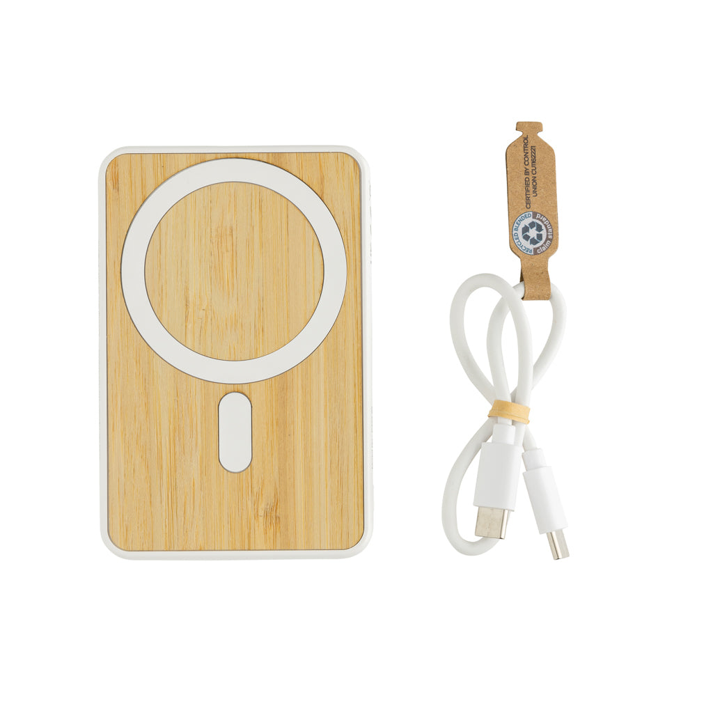 Zen RCS 5000 mah 5W magneettinen bambu virtalähde-12