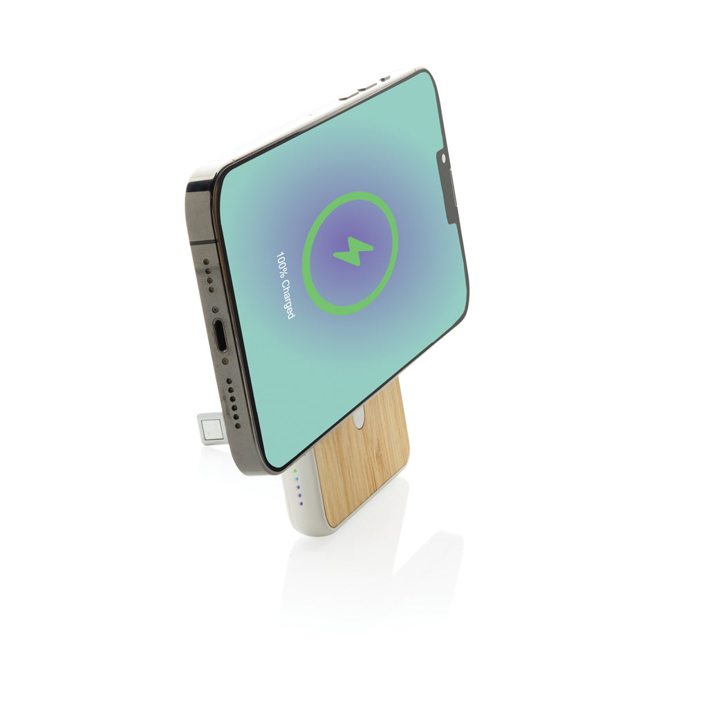 Zen RCS 5000 mah 5W magneettinen bambu virtalähde-15