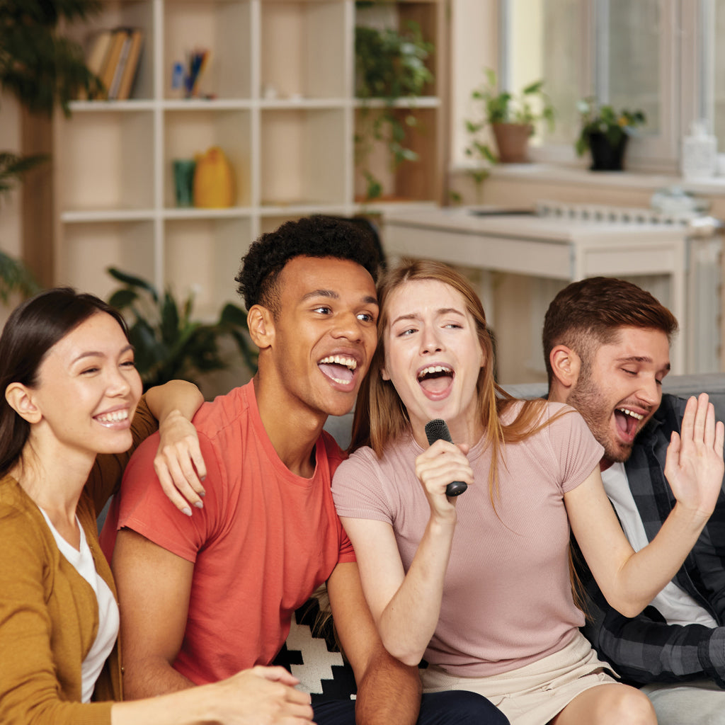 Singvibe RCS karaokesarja tuplamikrofonilla kierrätysmuovia-9