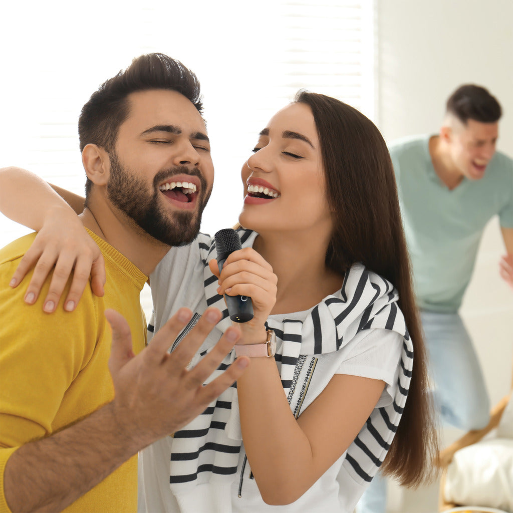 Singvibe RCS karaokesarja tuplamikrofonilla kierrätysmuovia-10
