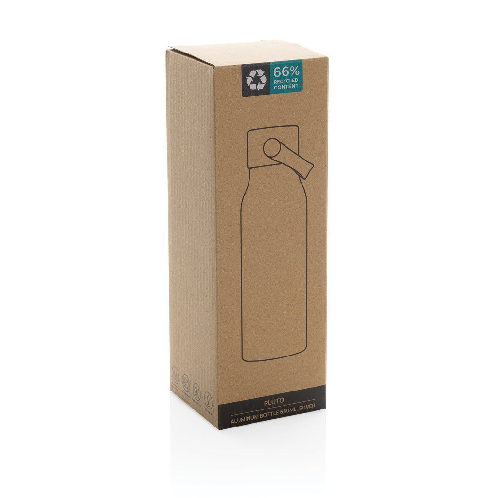 Pluto RCS -sertifioitu kierrätetty alumiinipullo 680ml-6