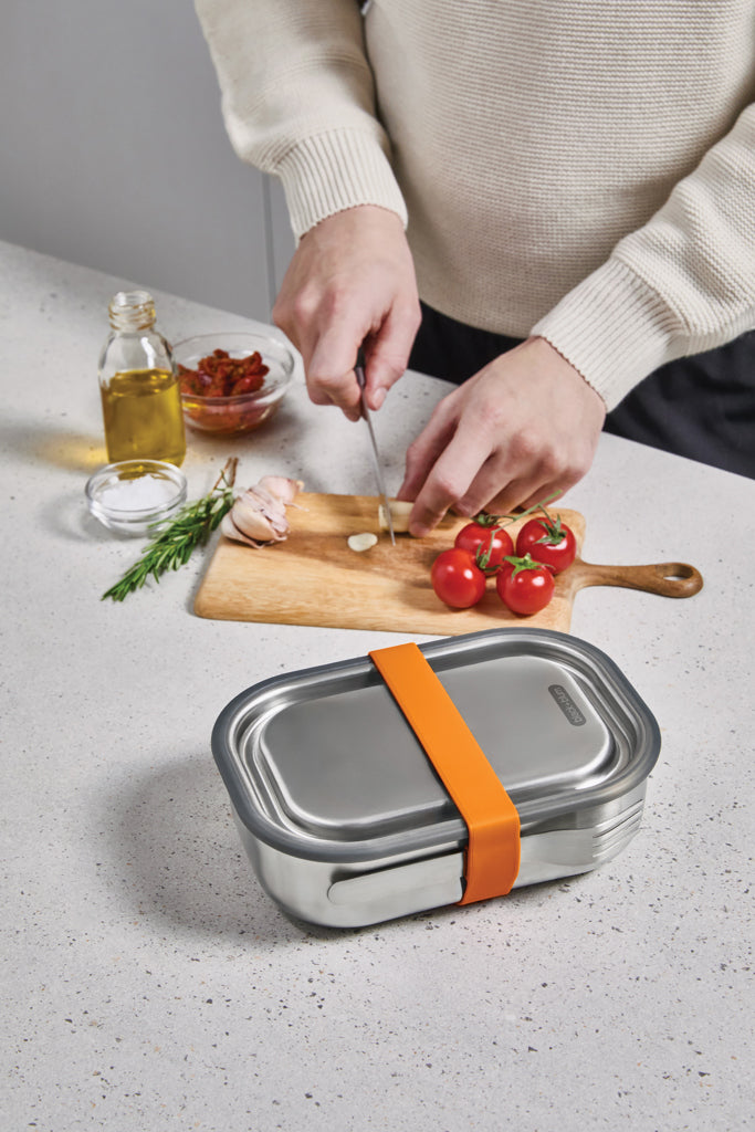 Black+Blum suuri lounaslaatikko ruostumattomatonta terästä-8