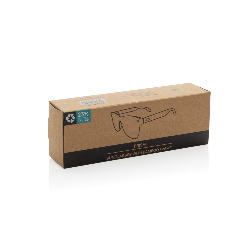 Prism RCS kierrätysmuoviaurinkolasit, joissa on bambukehys-6