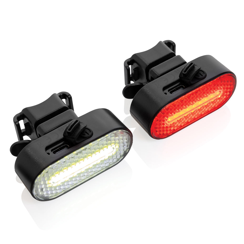 Lumino RCS kierrätysmuovinen USB-ladattava pyörävalosarja-1