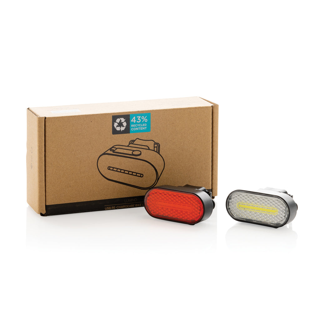 Lumino RCS kierrätysmuovinen USB-ladattava pyörävalosarja-5