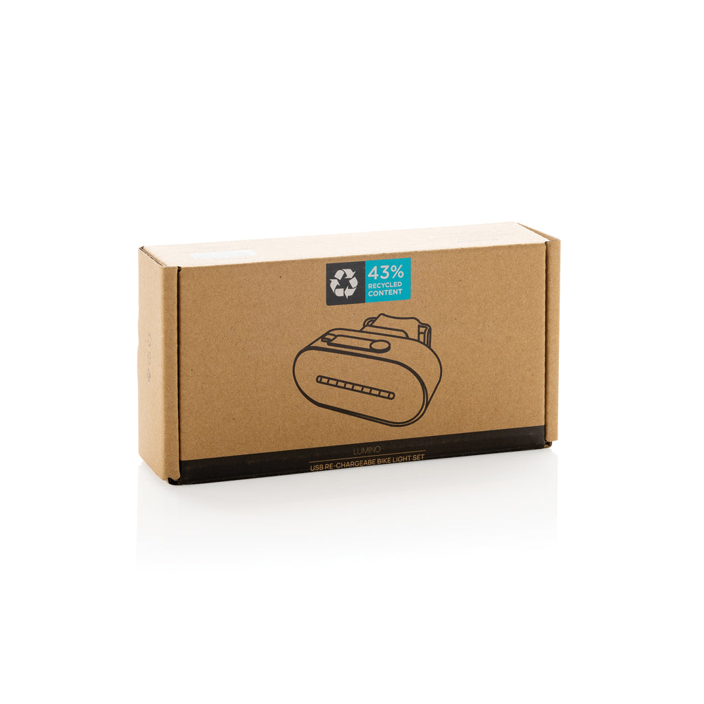 Lumino RCS kierrätysmuovinen USB-ladattava pyörävalosarja-6