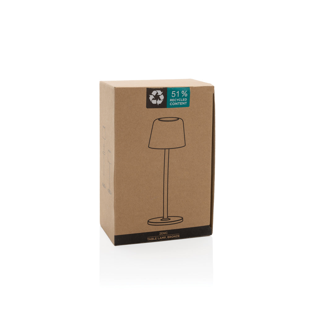 Zenic RCS kierrätysmuovinen USB-ladattava pöytävalaisin-40