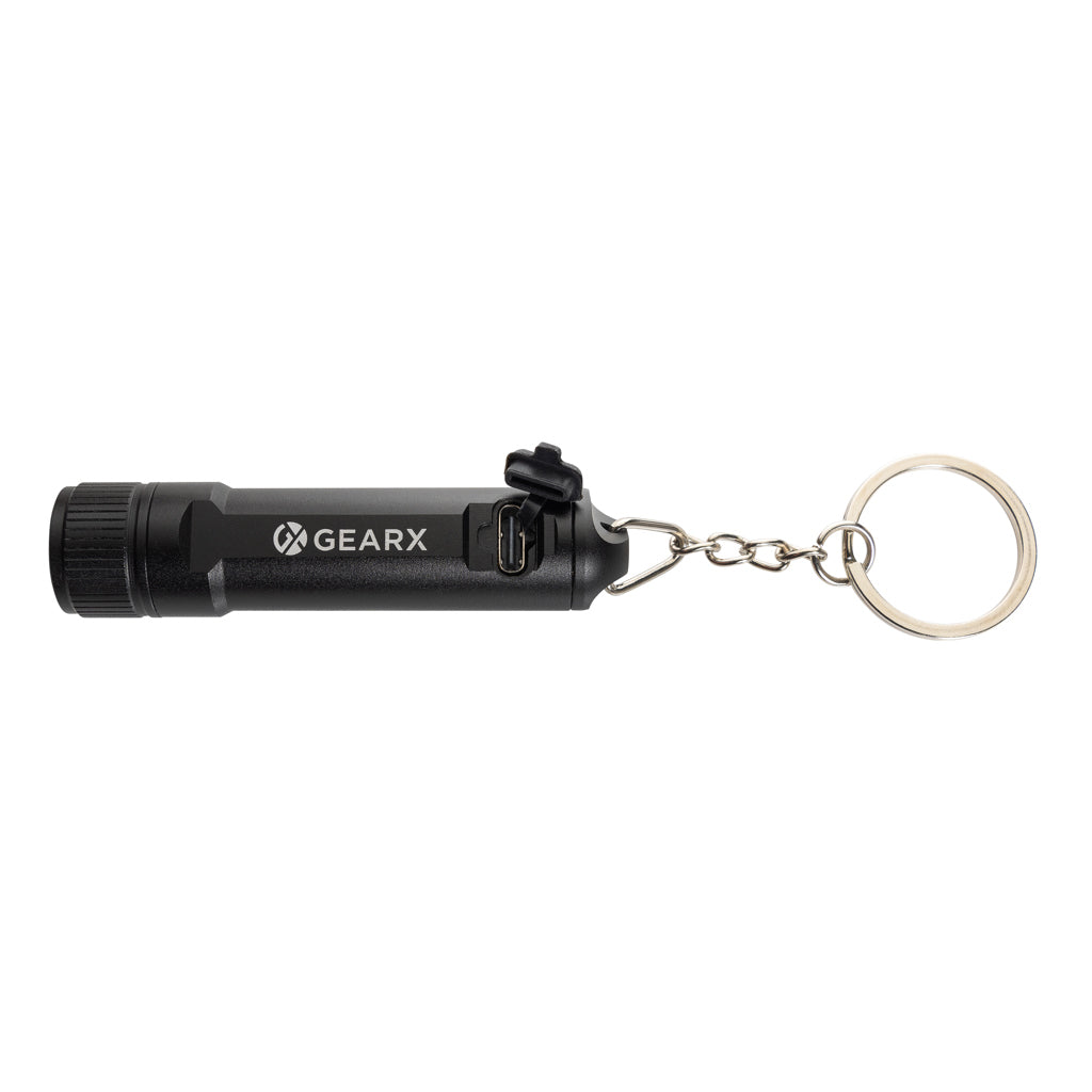Gear X ladattava erittäin kirkas avaimenperä taskulamppu-3