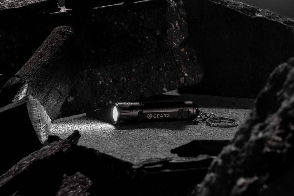 Gear X ladattava erittäin kirkas avaimenperä taskulamppu-8