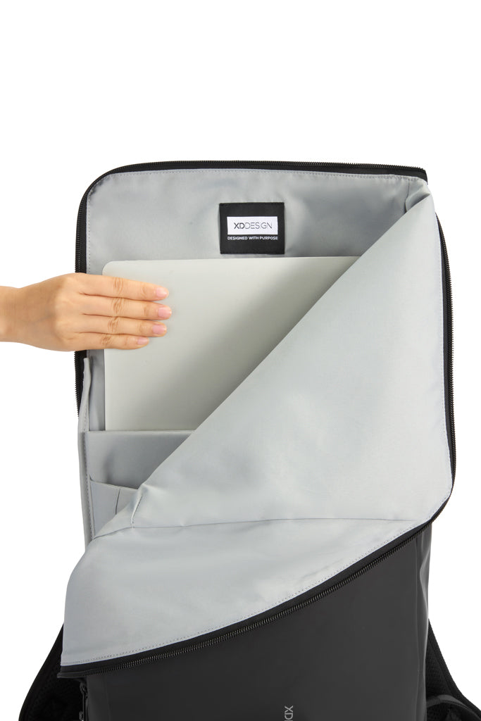 Urbaani vedenkestävä flap-top reppu-3