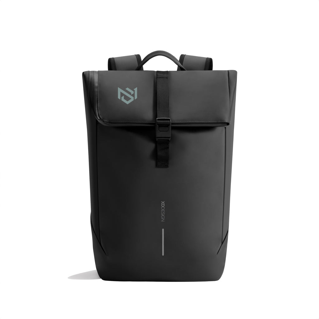 Urbaani vedenkestävä flap-top reppu-8