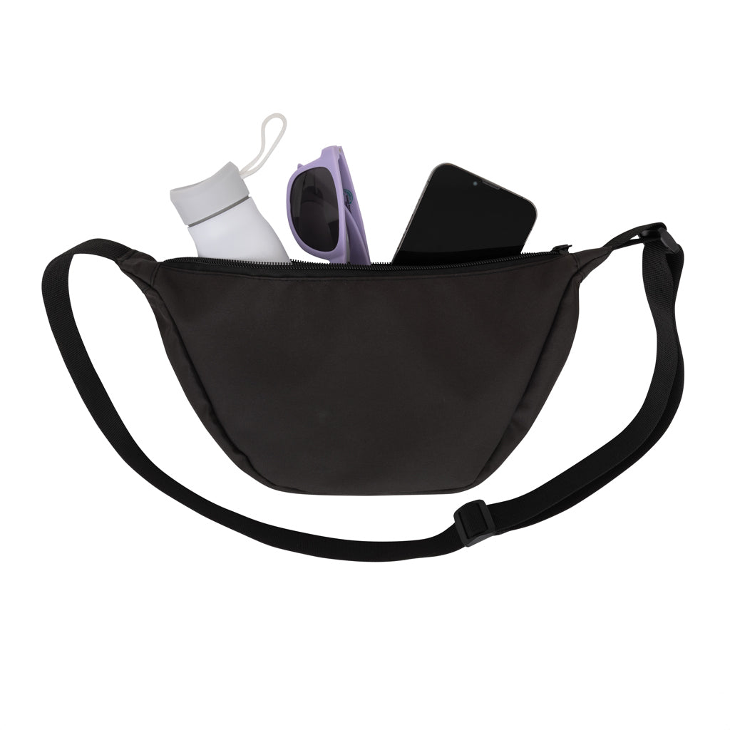 Crescent AWARE™ RPET puolikuun muotoinen crossbody -laukku-2