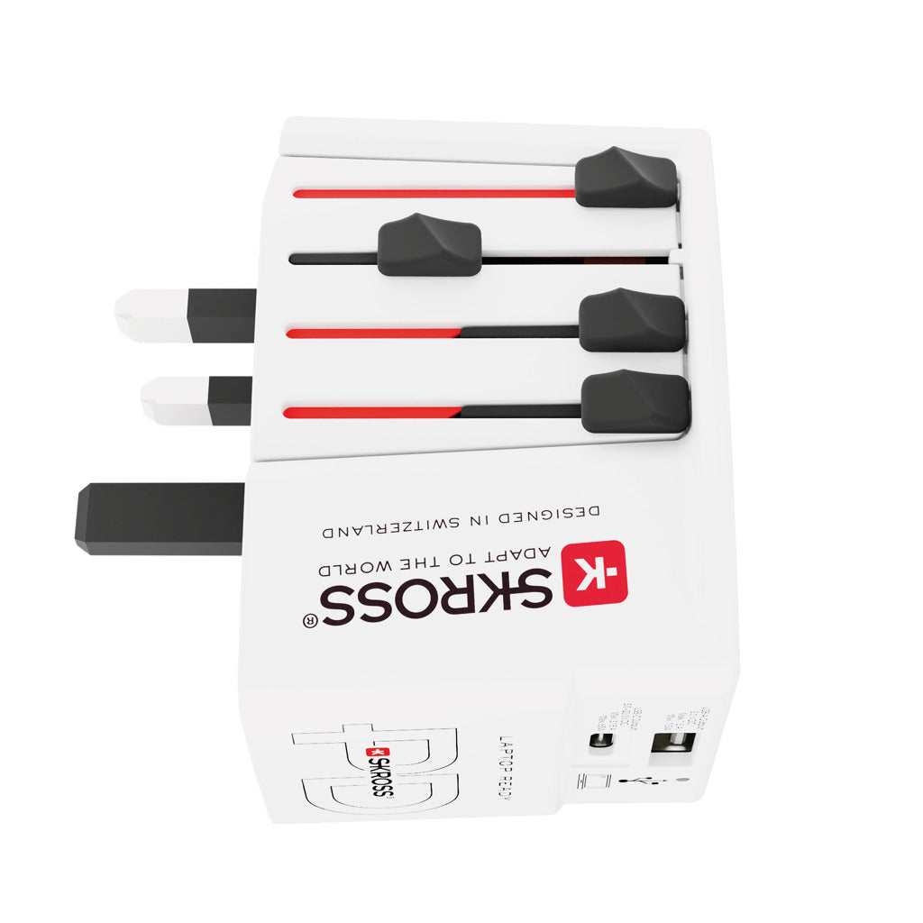 SKROSS World Travel adapteri MUV 65W PD USB C -kaapelilla-6