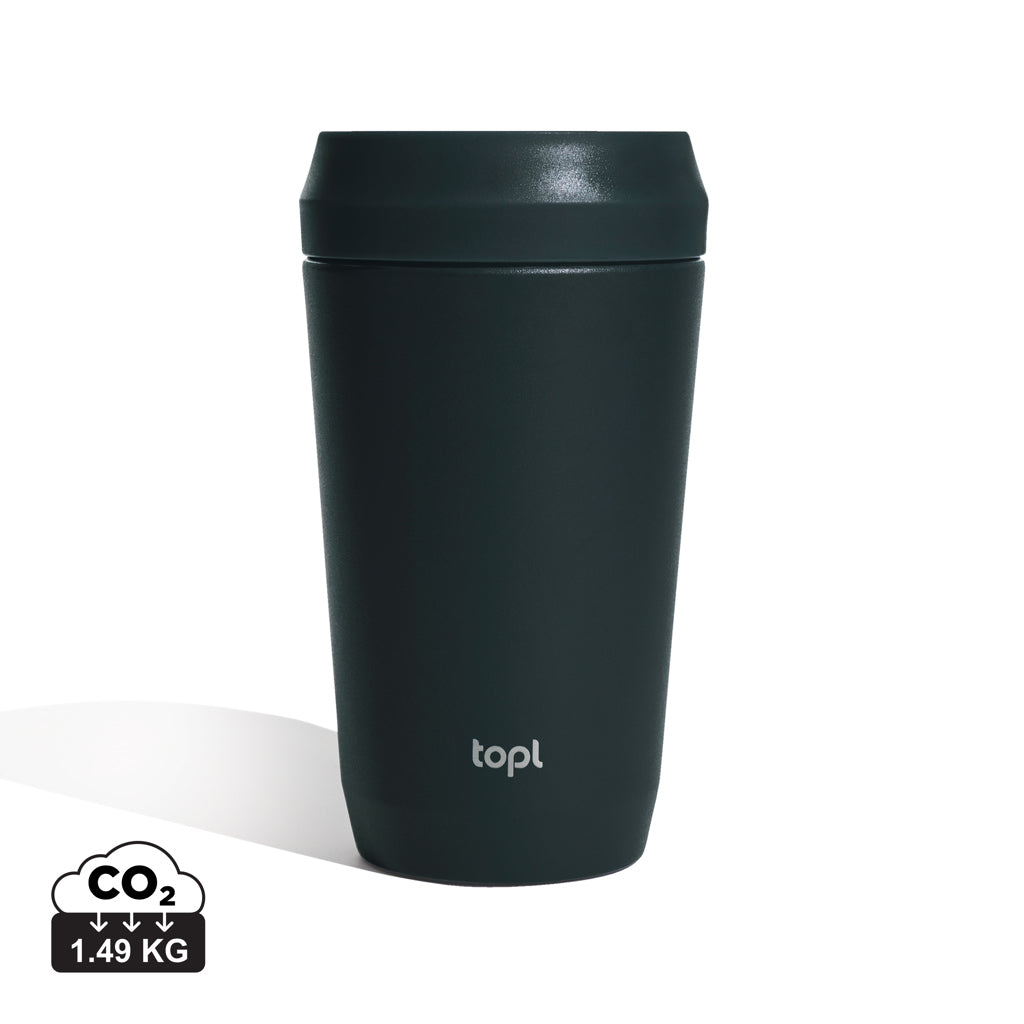 Topl Recycled Steel To Go Tumbler Patented 360 Lid 354ml-0