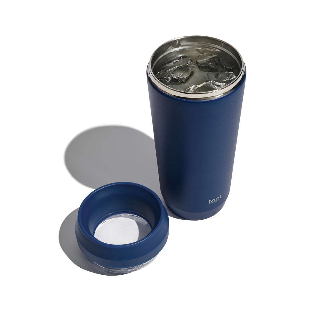 Topl Recycled Steel To Go Tumbler Patented 360 Lid 354ml-7