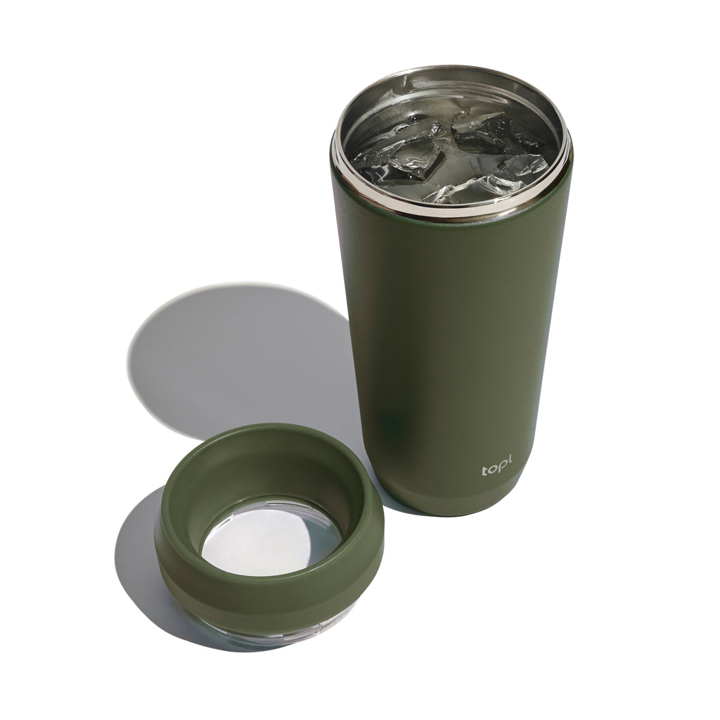 Topl Recycled Steel To Go Tumbler Patented 360 Lid 354ml-13