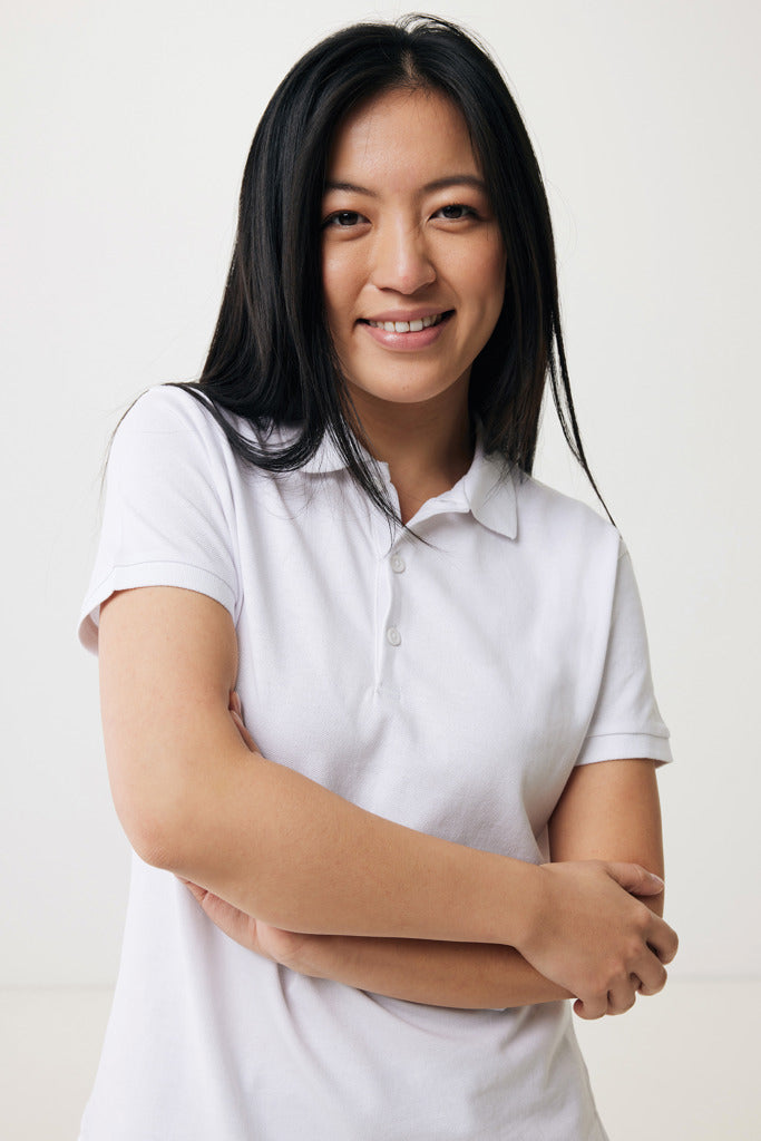 IQONIQ Yosemite naisten kierrätetty puuvillainen pikee poolo-37