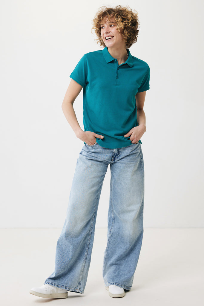 IQONIQ Yosemite naisten kierrätetty puuvillainen pikee poolo-79