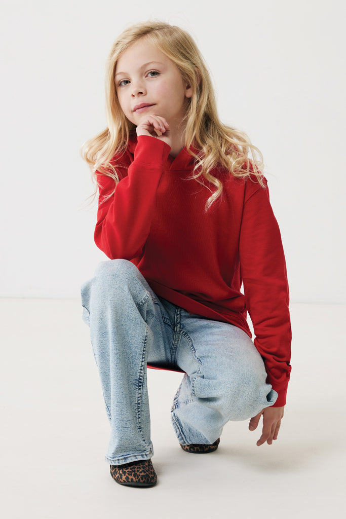 IQONIQ Yengo lasten huppari kierrätetystä puuvillasta-47