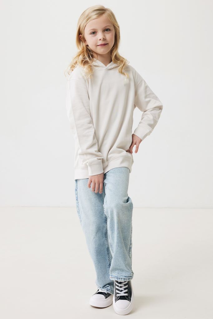 IQONIQ Yengo lasten huppari kierrätetystä puuvillasta-120